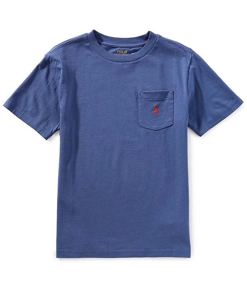 Polo Ralph Lauren Big Boys Short-Sleeve Pocket Jersey T-Shirt