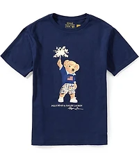 Polo Ralph Lauren Big Boys Short-Sleeve Polo Bear Jersey T-Shirt