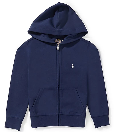 Polo Ralph Lauren Big Boys Long Sleeve Double Knit Hoodie Jacket