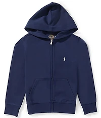 Polo Ralph Lauren Big Boys Long Sleeve Double Knit Hoodie Jacket