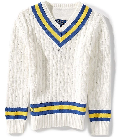 Polo Ralph Lauren Big Boys Long-Sleeve Iconic Cricket Sweater