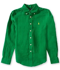 Polo Ralph Lauren Big Boys Long-Sleeve Linen Shirt