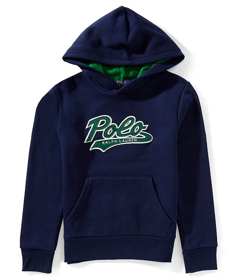 Polo Ralph Lauren Big Boys Long-Sleeve Logo Fleece Hoodie