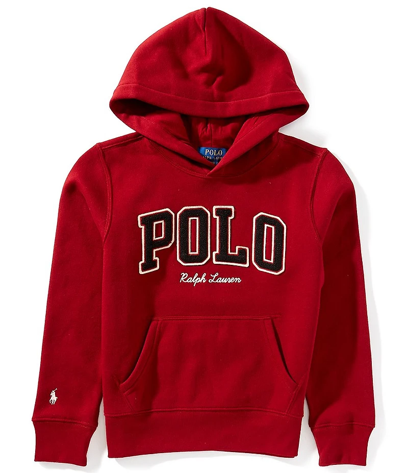 Polo Ralph Lauren Big Boys Long-Sleeve Logo Fleece Hoodie