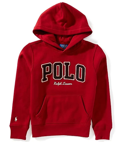 Polo Ralph Lauren Big Boys Long-Sleeve Logo Fleece Hoodie