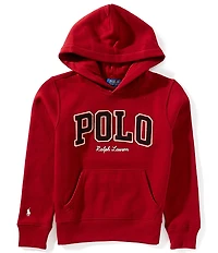 Polo Ralph Lauren Big Boys Long-Sleeve Logo Fleece Hoodie