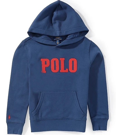 Polo Ralph Lauren Big Boys Long-Sleeve Logo Fleece Hoodie