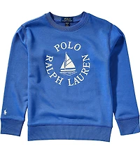 Polo Ralph Lauren Big Boys Long-Sleeve Logo French Terry Sweatshirt