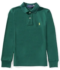 Polo Ralph Lauren Big Boys Long Sleeve Mesh Polo Shirt