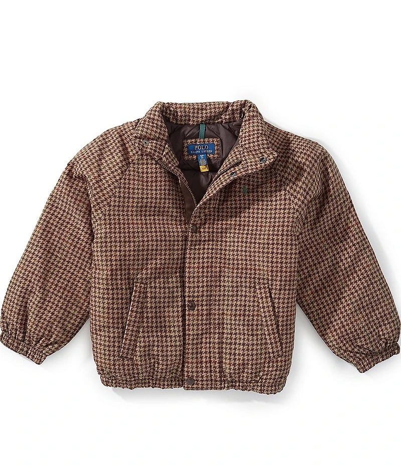 Polo Ralph Lauren Big Boys Long-Sleeve Plaid Tweed Jacket