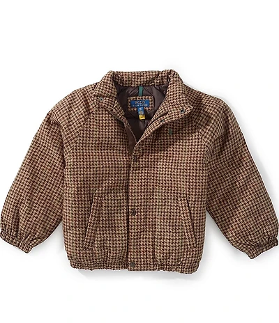 Polo Ralph Lauren Big Boys Long-Sleeve Plaid Tweed Jacket