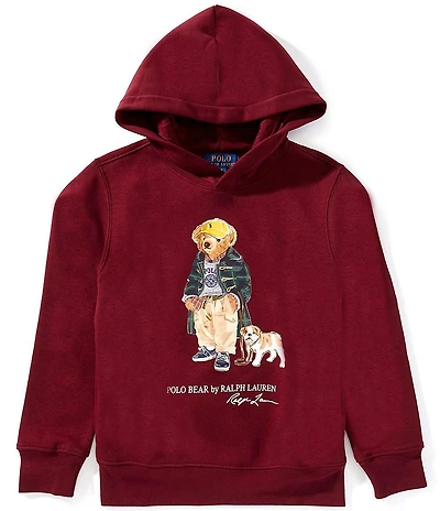 Polo Ralph Lauren Big Boys Long-Sleeve Polo Bear Fleece Hoodie