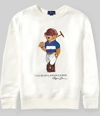 Polo Ralph Lauren Big Boys Long-Sleeve Polo Bear Fleece Sweatshirt