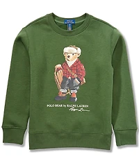 Polo Ralph Lauren Big Boys Long-Sleeve Polo Bear Fleece Sweatshirt