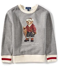 Polo Ralph Lauren Big Boys Long-Sleeve Polo Bear Fleece Sweatshirt