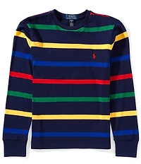 Polo Ralph Lauren Big Boys Long-Sleeve Striped Jersey T-Shirt