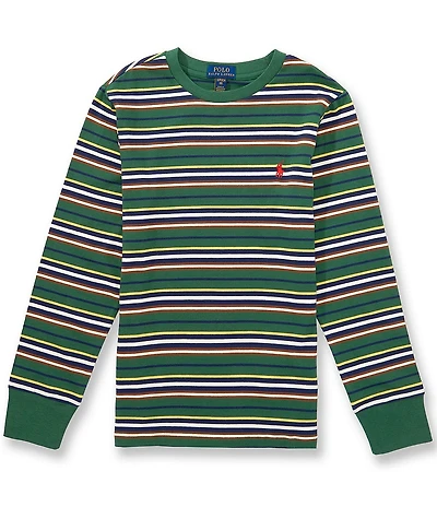Polo Ralph Lauren Big Boys Long-Sleeve Striped T-Shirt
