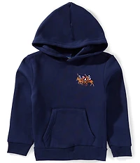 Polo Ralph Lauren Big Boys Long-Sleeve Triple-Pony Fleece Hoodie