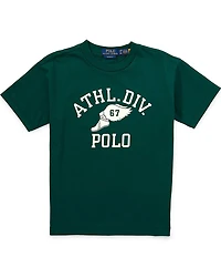 Polo Ralph Lauren Big Boys Short Sleeve Athletic Division Logo Jersey T-Shirt