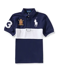 Polo Ralph Lauren Big Boys Short-Sleeve Big Pony 20th Anniversary Crest Polo Shirt