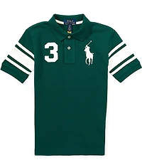Polo Ralph Lauren Big Boys Short Sleeve Big Pony Cotton Mesh Polo Shirt