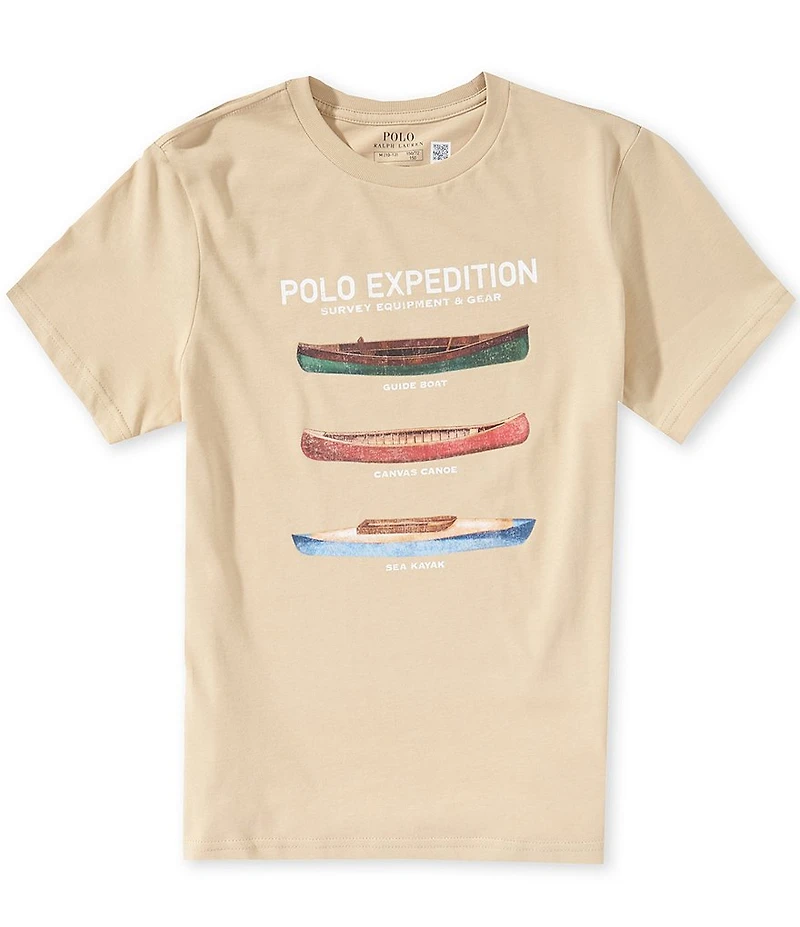 Polo Ralph Lauren Big Boys Short-Sleeve Graphic Jersey T-Shirt