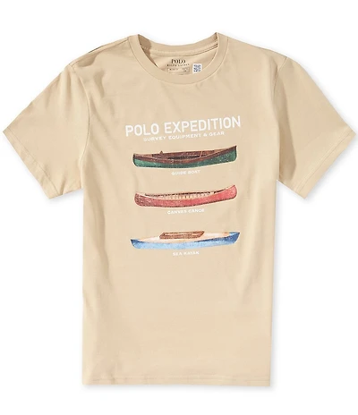 Polo Ralph Lauren Big Boys Short-Sleeve Graphic Jersey T-Shirt