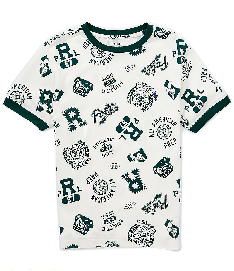 Polo Ralph Lauren Big Boys Short-Sleeve Graphic Jersey T-Shirt