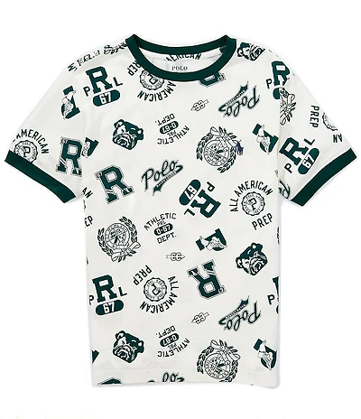 Polo Ralph Lauren Big Boys Short-Sleeve Graphic Jersey T-Shirt