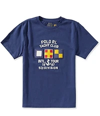 Polo Ralph Lauren Big Boys Short Sleeve Yacht Club Graphic Jersey T-Shirt
