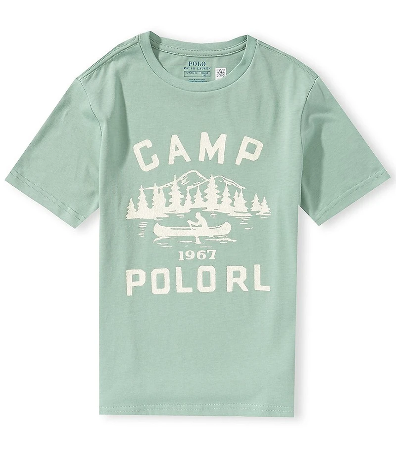 Polo Ralph Lauren Big Boys Short-Sleeve Logo Graphic Jersey T-shirt