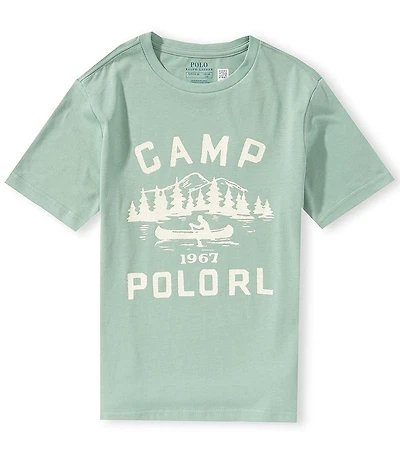 Polo Ralph Lauren Big Boys Short-Sleeve Logo Graphic Jersey T-shirt
