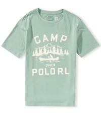 Polo Ralph Lauren Big Boys Short-Sleeve Logo Graphic Jersey T-shirt