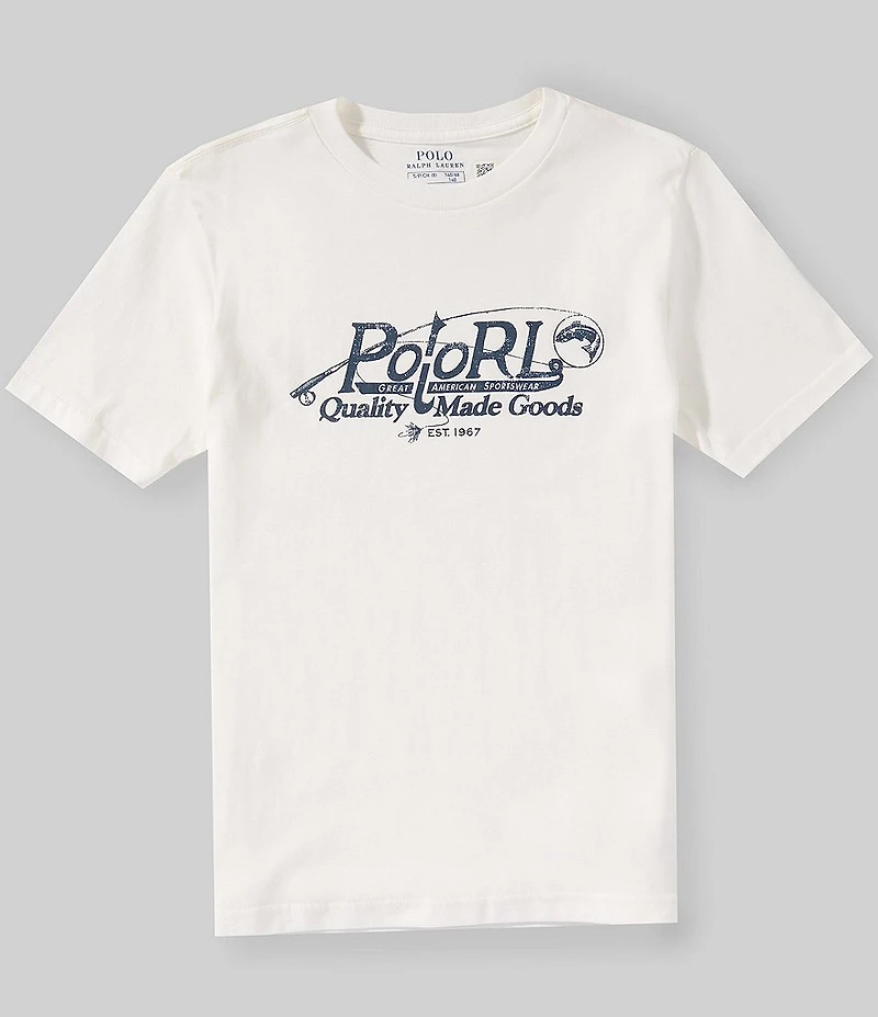 Polo Ralph Lauren Big Boys Short Sleeve Logo Jersey T-Shirt