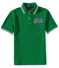 Polo Ralph Lauren Big Boys Short-Sleeve Logo Mesh Polo Shirt