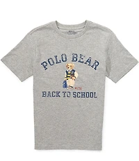 Polo Ralph Lauren Big Boys Short Sleeve Polo Bear Back To School T-Shirt