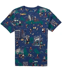 Polo Ralph Lauren Big Boys Short-Sleeve Polo Bear Jersey T-Shirt