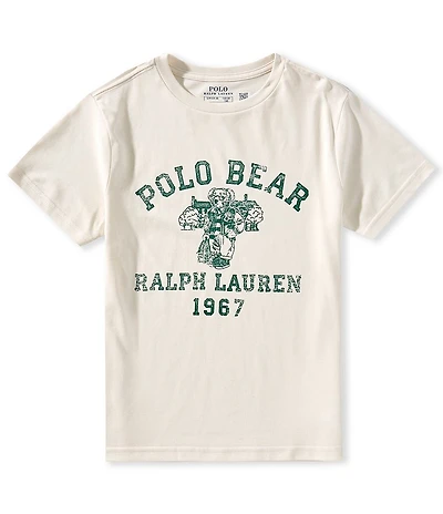 Polo Ralph Lauren Big Boys Short-Sleeve Polo Bear Jersey T-Shirt