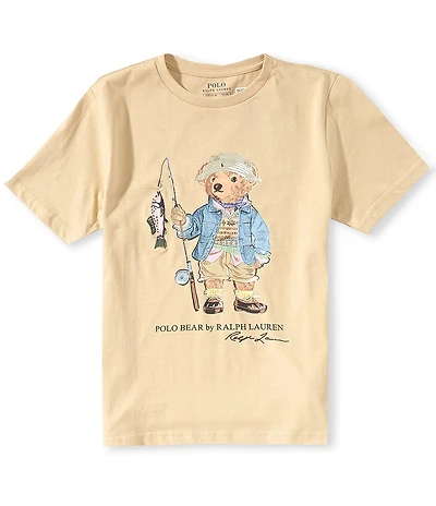 Polo Ralph Lauren Big Boys Short-Sleeve Polo Bear Jersey T-Shirt
