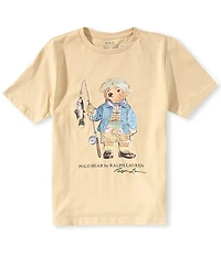 Polo Ralph Lauren Big Boys Short-Sleeve Polo Bear Jersey T-Shirt