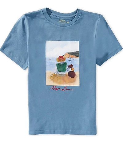 Polo Ralph Lauren Big Boys Short-Sleeve Polo Bear Jersey T-Shirt