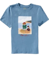 Polo Ralph Lauren Big Boys Short-Sleeve Polo Bear Jersey T-Shirt