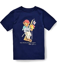 Polo Ralph Lauren Big Boys Short Sleeve Polo Bear Jersey T-Shirt