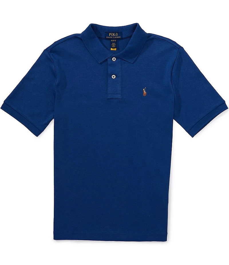 Polo Ralph Lauren Big Boys Short Sleeve Soft Cotton Interlock Polo Shirt