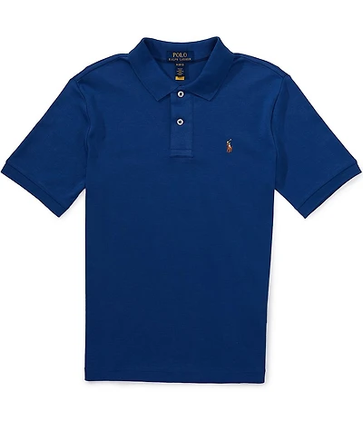 Polo Ralph Lauren Big Boys Short Sleeve Soft Cotton Interlock Polo Shirt