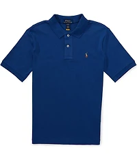 Polo Ralph Lauren Big Boys Short Sleeve Soft Cotton Interlock Polo Shirt