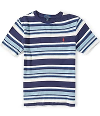 Polo Ralph Lauren Big Boys Short-Sleeve Striped Jersey T-Shirt