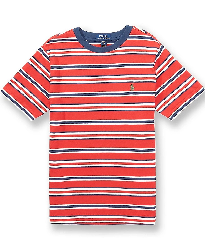Polo Ralph Lauren Big Boys Short Sleeve Striped Jersey T-Shirt