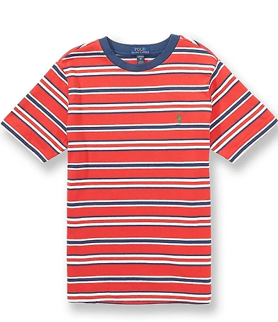 Polo Ralph Lauren Big Boys Short Sleeve Striped Jersey T-Shirt