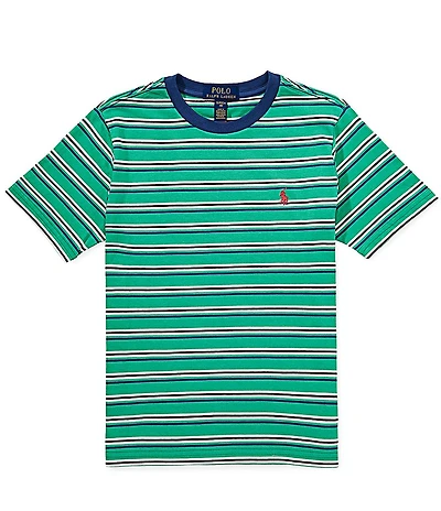 Polo Ralph Lauren Big Boys Short-Sleeve Striped Jersey T-Shirt